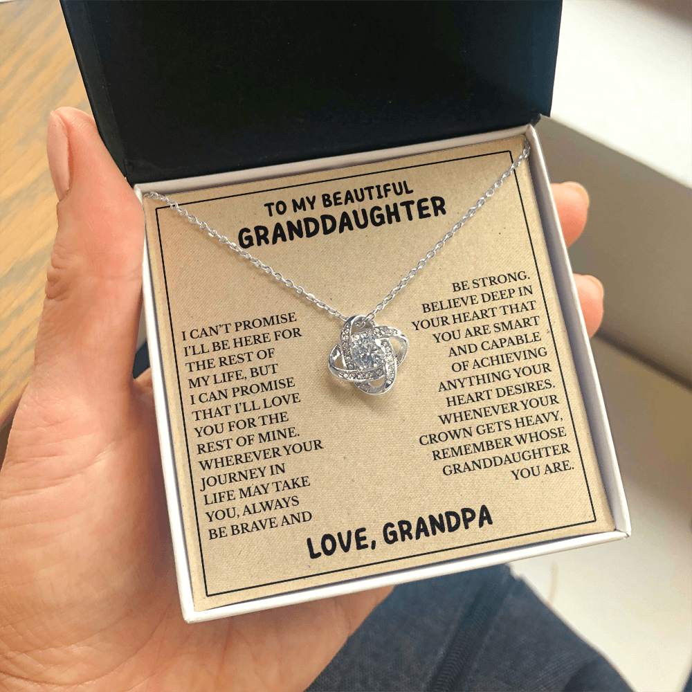 To My Beautiful Granddaughter - Always Be Brave And Be Strong