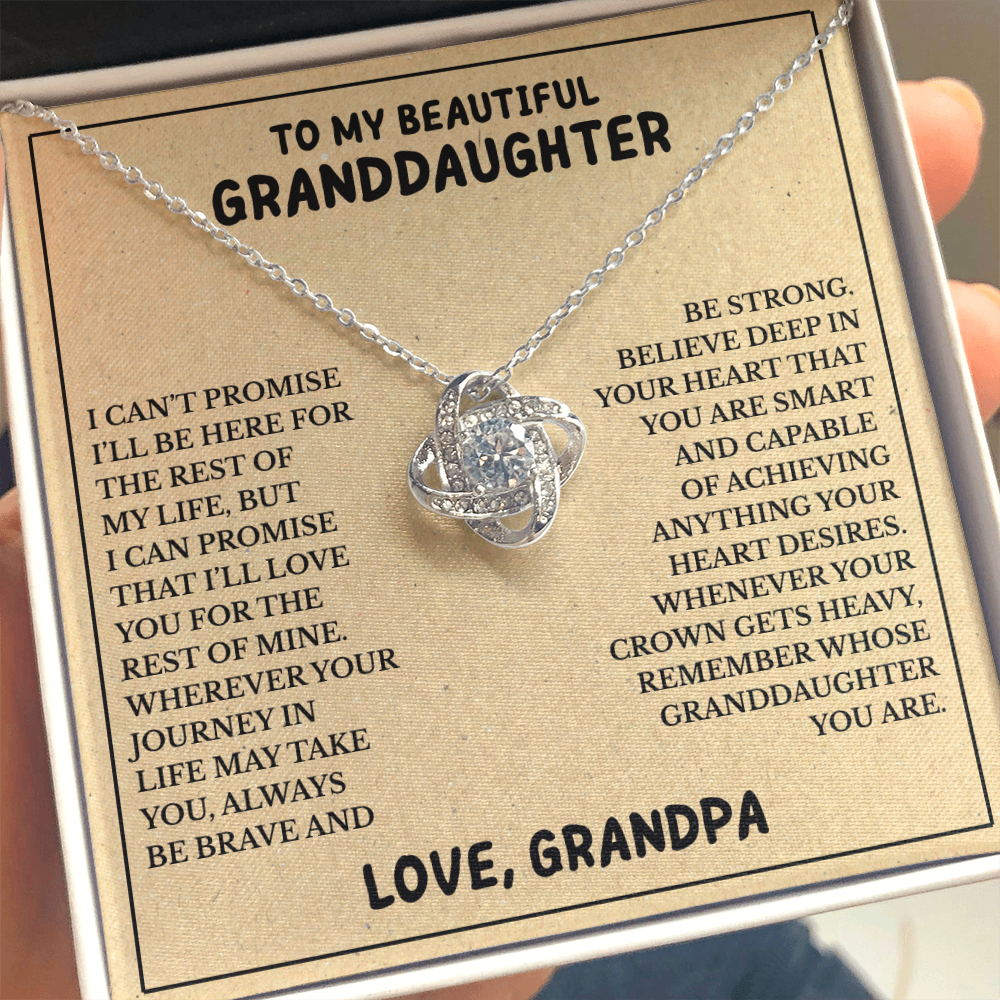 To My Beautiful Granddaughter - Always Be Brave And Be Strong