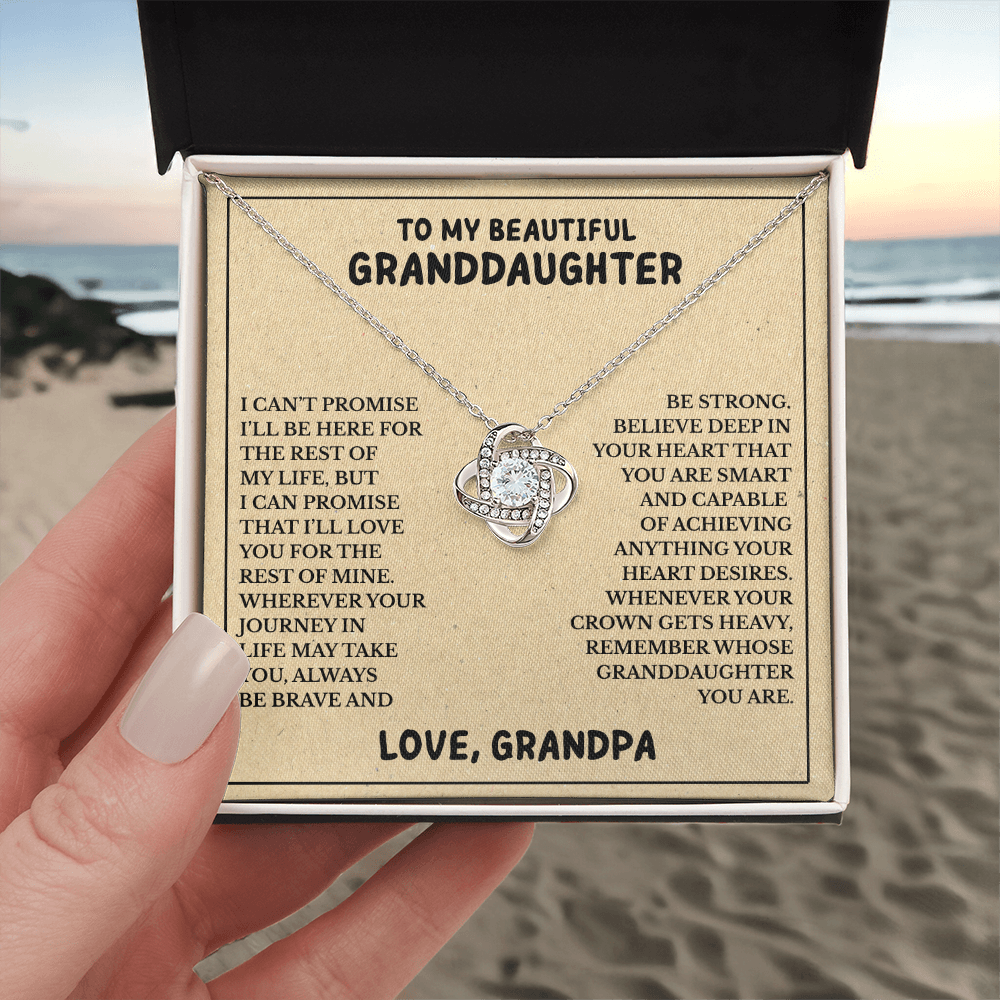 To My Beautiful Granddaughter - Always Be Brave And Be Strong