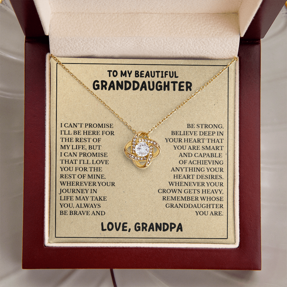 To My Beautiful Granddaughter - Always Be Brave And Be Strong