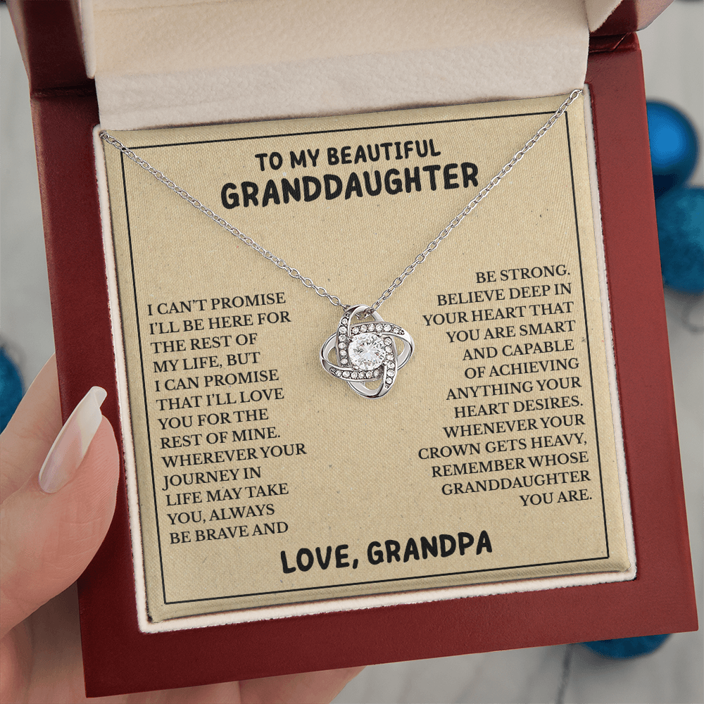 To My Beautiful Granddaughter - Always Be Brave And Be Strong